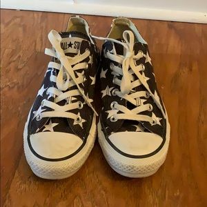 Women’s Converse sneakers with stars